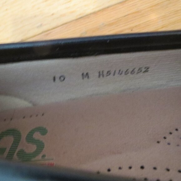 Women's Black SAS Penny Loafers Wedges Slip On Shoes Size 10 M EUC - Picture 3 of 10